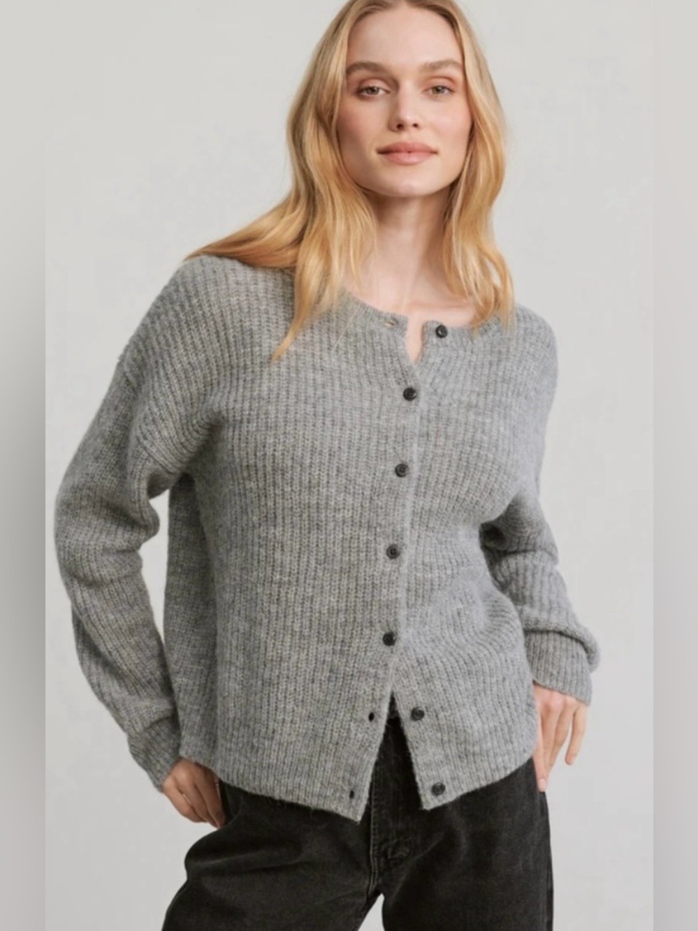 Jenni Kayne Hayes Crewneck Cardigan size M